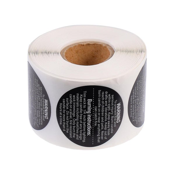 500 Pcs Canning Labels Jars Wax Melt Labels Candle Safety Labels Wax Jar Sticke Carousel 1