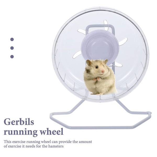 Reusable Wheel Chinchilla Toy Guinea Pig Run Wheel Small Pet Running Wheel With Carousel 4