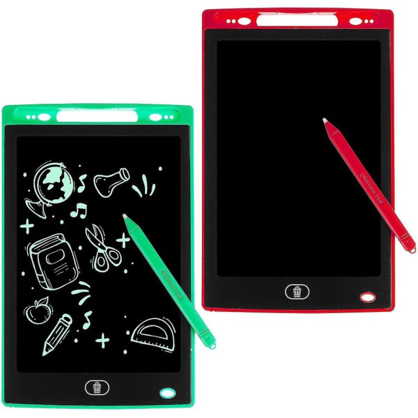 2 Pcs Lcd Writing Boards With Stylus Pens Handwriting Boards Educational Toys F Carousel 1