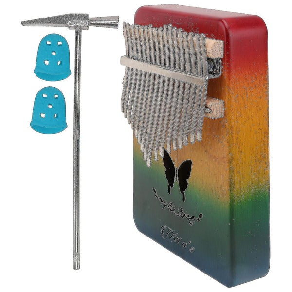 Kalimba 17 Keys Thumb Piano Finger Piano Musical Instrument Gift For Kids Adult Carousel 2