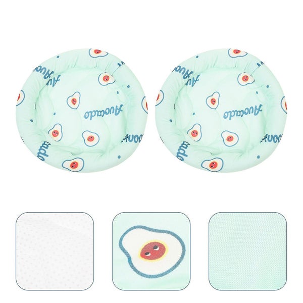 2pcs Floor Pet Cooling Cushion Small Pet Floor Pad Summer Hamster Sleeping Mat Carousel 2