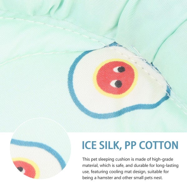 2pcs Floor Pet Cooling Cushion Small Pet Floor Pad Summer Hamster Sleeping Mat Carousel 3