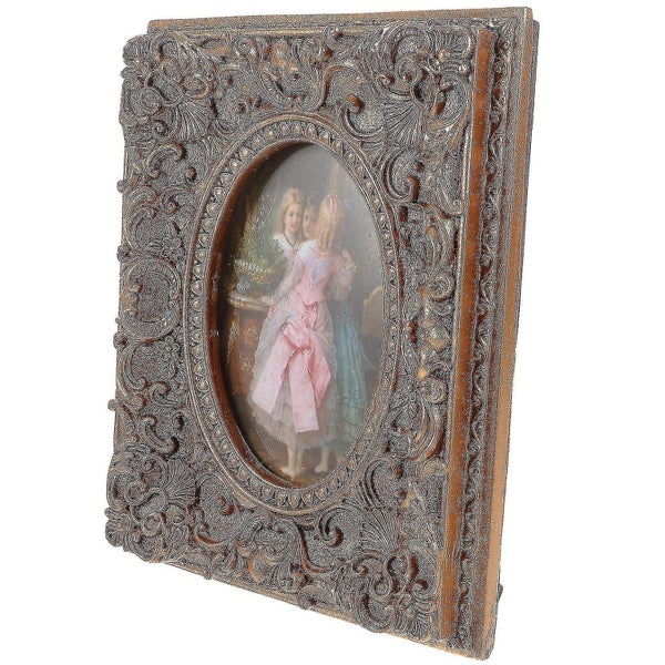 European Style Decorative Embossed Photo Frame Delicate Desktop Picture Frame P63873856441731112