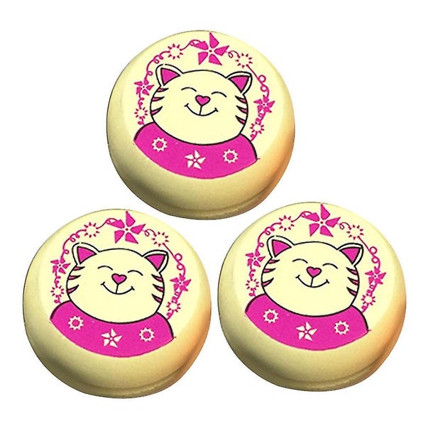 3pcs Wooden Yoyo Toys Kid Educational Playthings Wood Kid Yoyo Toys Thread Cont Carousel 1