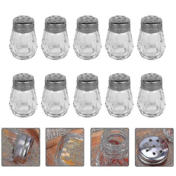 10 Pcs Hand Grinder Salt Pepper Grinders Mini Salt Pepper Shakers Salt Pepper S Carousel 2