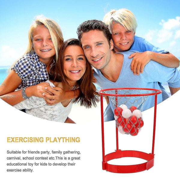 1 Set Of Moving Basketball Frame Toys Children Indoor Throwing Plaything Prank Carousel 2