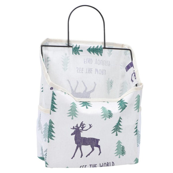 Linen Storage Bags Wall Storage Basket Linen Hanging Hanging Closet Organizer Carousel 2