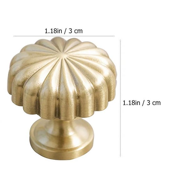 Household Brass Drawer Handle Cabinet Pull Handle Drawer Knob Cupboard Handle Carousel 4