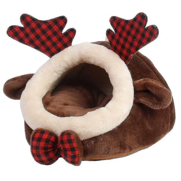 Winter House Warm Flannel Bed Nest Sleep Cave For Hamster Rabbit And Small Pet Carousel 1