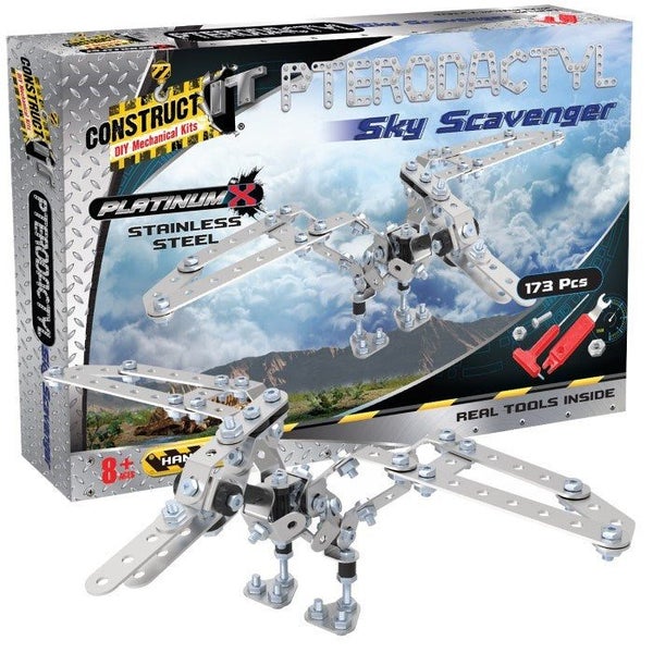 xPlatinum Construct It Dino - Pterodactyl 162 Pc Carousel 1