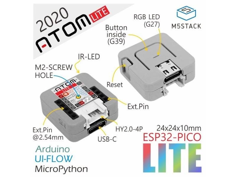 M5Stack Official ATOM Lite ESP32 IoT Development Kit Carousel 1
