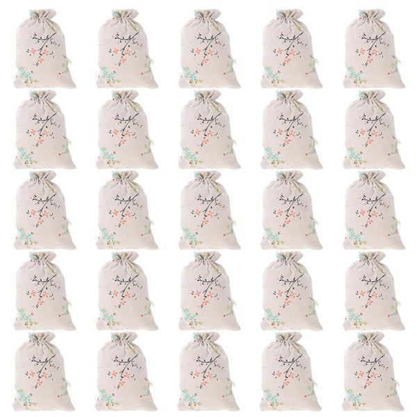 25 Pcs Travel Jewelry Bag Small Drawstring Bags Sundries Bags Treats Bags Draws Carousel 1