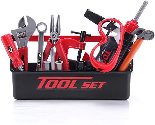 STEAM Life Kids Toddler Tool Set - Toy Tool Set with Electric Toy Drill, Toddler Carousel 2