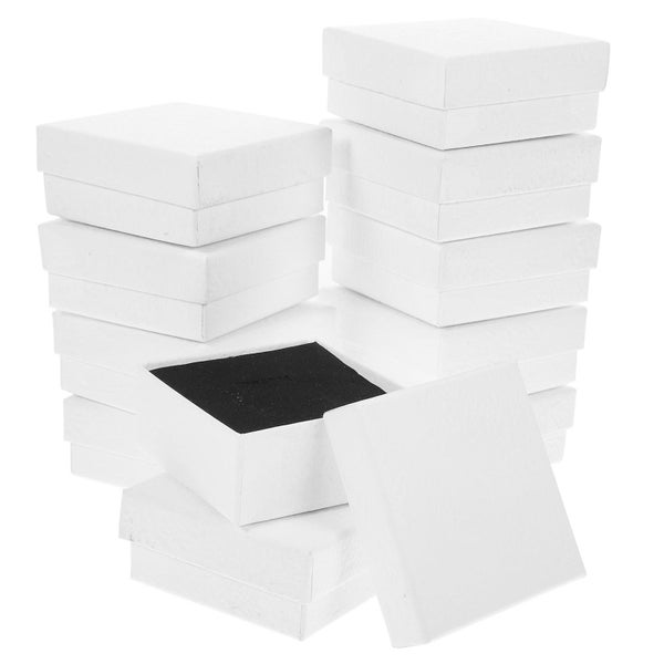 12pcs Jewelry Boxes Necklace Pendant Boxes Earring Storage Case Reusable Jewelr Carousel 1