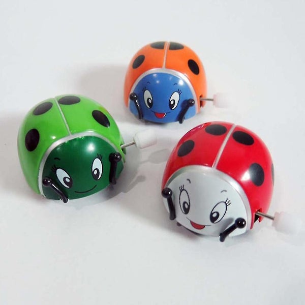 6 Pcs Kids Bath Toy Ladybug Figurine Jumping Ladybug Toy Clockwork Animal Toy F Carousel 5