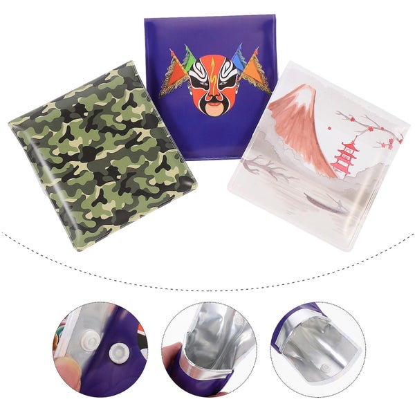 3 Pcs Odor Free Ashtray Pouches Tavel Ashtray Outdoor Pocket Ashtray Ashtray Po Carousel 3