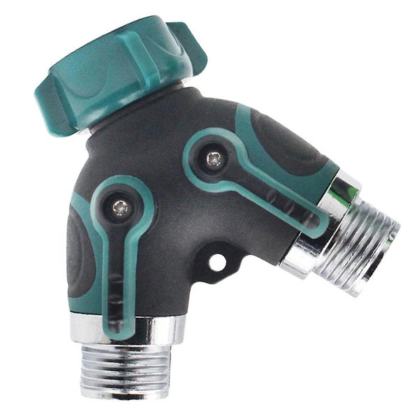 3/4 Inch Double pass Splitter Garden Watering Hose Connection Tool Y shaped Agr Carousel 2