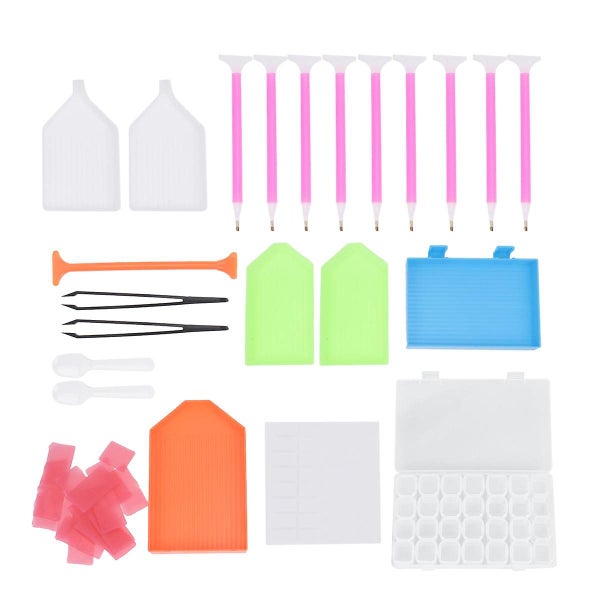 1 Set/56 Pcs Diamond Painting Tools Useful 5d Diamond Painting Tools Set Cross Carousel 2