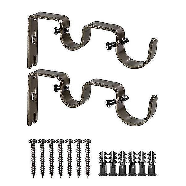 Vorcool 2pcs Curtain Rod Curtain Holder Curtain Drapery Rod Curtain Accessories Carousel 1