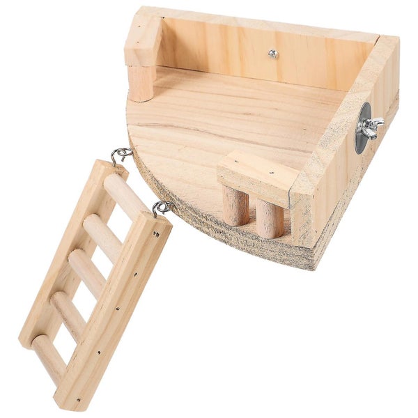 1 Set Of Interesting Chinchilla Toy Wear resistant Rat Ladder Delicate Hamster Carousel 2