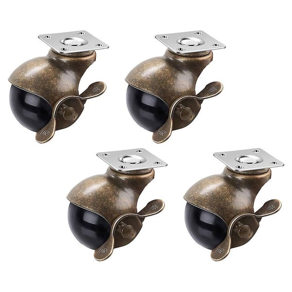 4pcs Furniture Wheels Heavy duty Caster Furniture Accessories Vintage Casters F Carousel 3