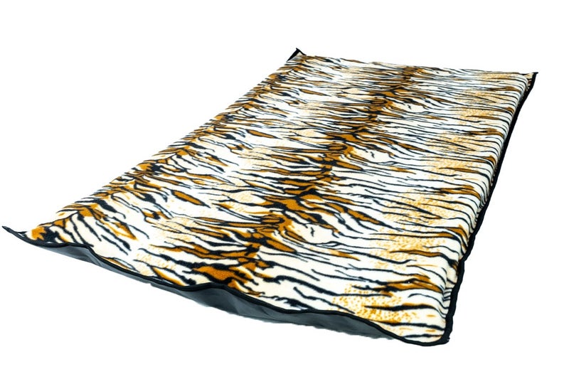 BED / CUSHION MATERIAL CREAM / BROWN 122cm x 66cm Carousel 2