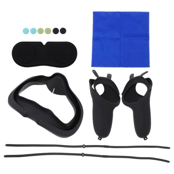 1 Set Protective Case Hard Silicone Case Compatible For Oculus Quest2 black Carousel 2