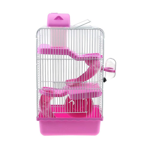 Luxury Three Layer Hamster Cage Pet House Portable Small Pets House Chinchilla Carousel 1