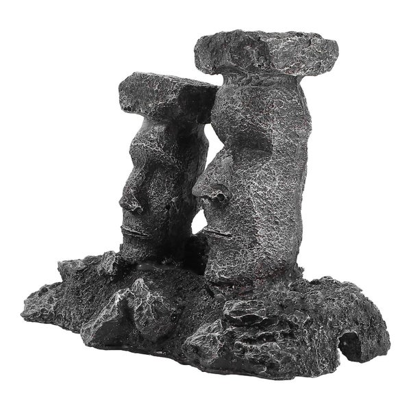 Fish Tank Decoration Aquarium Rockery Adornment Stone Statue View Ornament Carousel 2