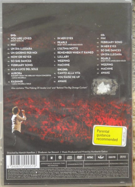 Josh Groban - Awake Alive DVD + CD Carousel 2