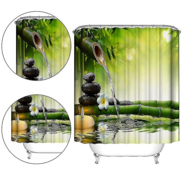 3d Digital Printing Waterproof Bathroom Shower Curtain Polyester Fabric Bathroo Carousel 4
