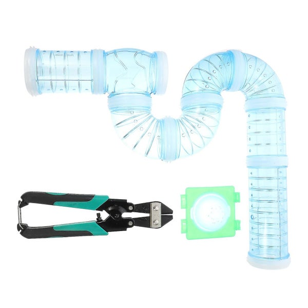 1 Set Hamster Tubes Connector Hamster Cage External Pipe Diy Connection Tunnel Carousel 3