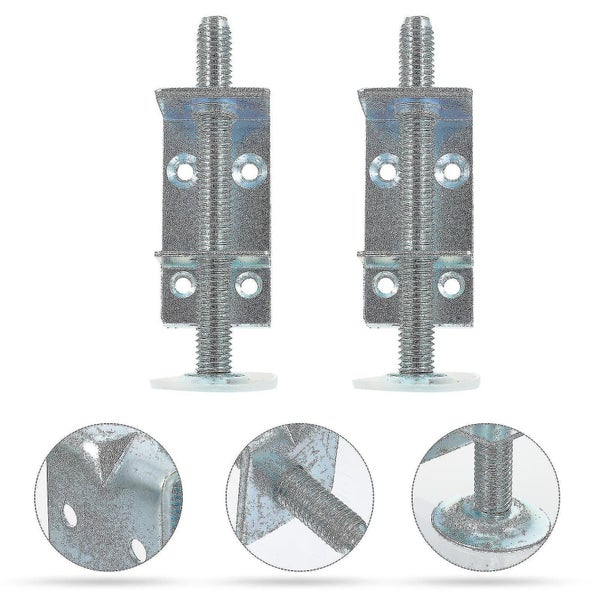 2 Pcs Cabinet Adjustment Foot Wardrobe Foot Pad Table Ground Foot Wardrobe Brac Carousel 2
