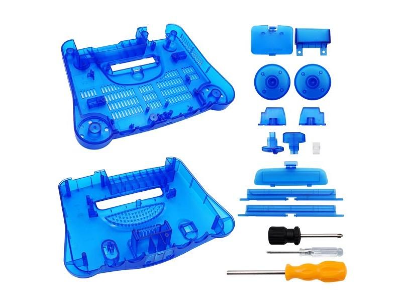 Bitfunx Replacement Plastic Shell Translucent Case For N64 Nintendo 64 Carousel 1