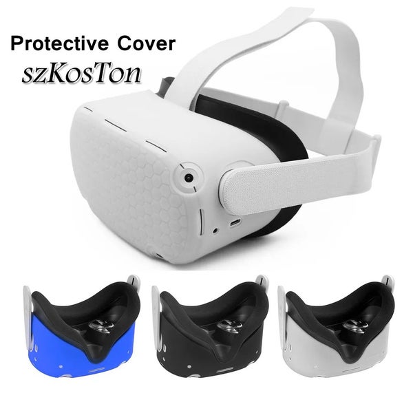 Silicone Protective Cover For Oculus Quest 2 Headset Accessories Carousel 2