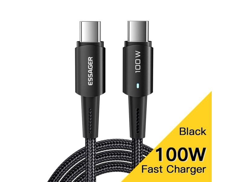 Essager PD100W 60W Type C C To C Cable Fast Charge Mobile Cell Phone Charging Carousel 1