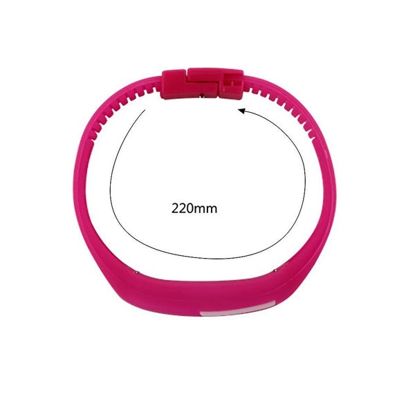 Led Touch Screen Silicone Band Watch Bracelet Wrist Watches For Students Kids Carousel 3
