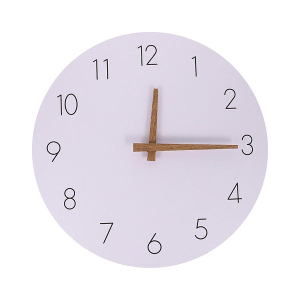 1pc Modern Style Wall Clock Mute Hanging Clock Frameless Clock Carousel 1