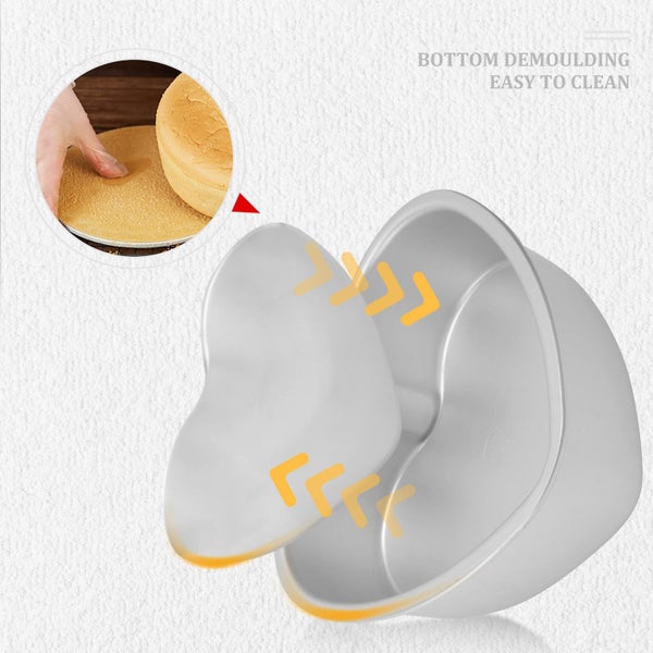 Non stick Springform Pan Mousse Pan Aluminum Heart Mold Baking Mold Aluminium A Carousel 2