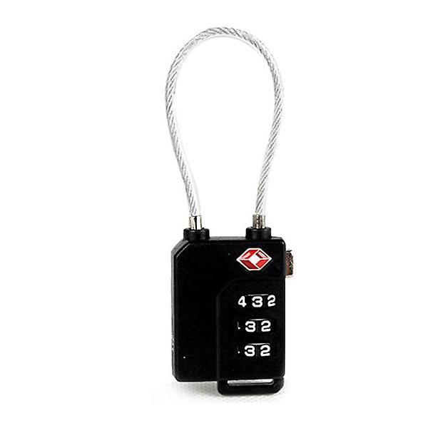Tsa Approved Security Cable Luggage Locks 3 digit Combination Password Padlocks Carousel 1