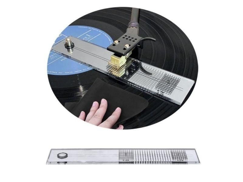 LP Vinyl Cartridge Stylus Azimuth Compensation Angle Calibration Gauge Carousel 1