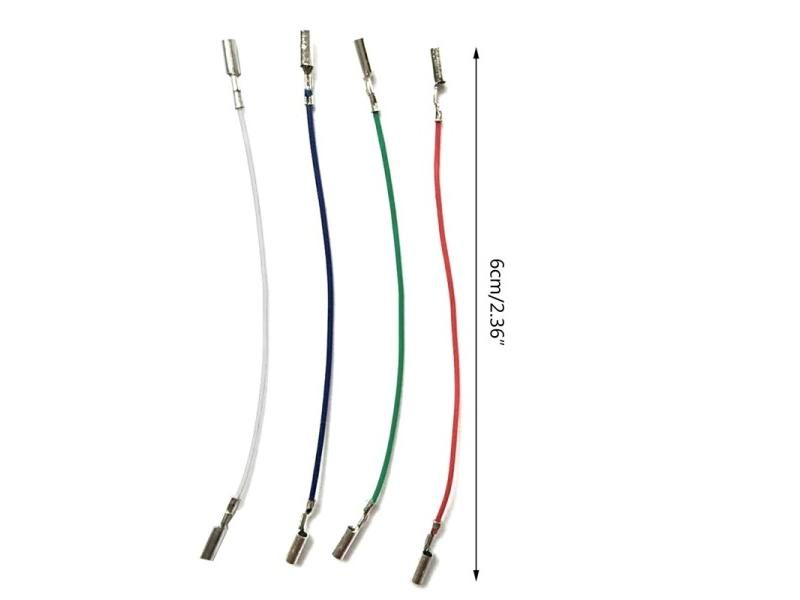 3 4PCS Universal Cartridge Phono Cable Leads For Turntable Phono Headshell Carousel 2