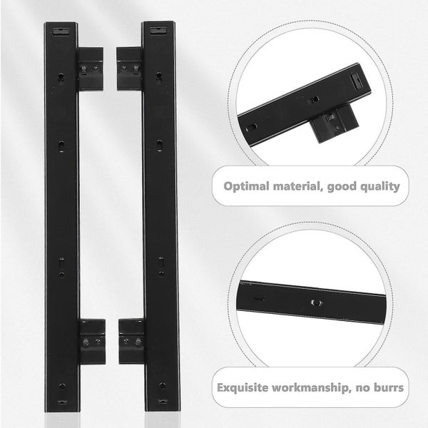 1 Pair Durable Keyboard Tray Slide out Keyboard Stand Keyboard Slide For Office Carousel 2