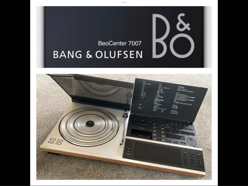 The Vintage Bang & Olufsen - BeoCenter 7007 System & B&O Original Remote Carousel 1