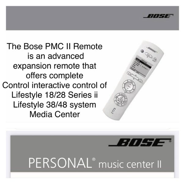 Bose Personal Music Center II or III Remote Control Carousel 2