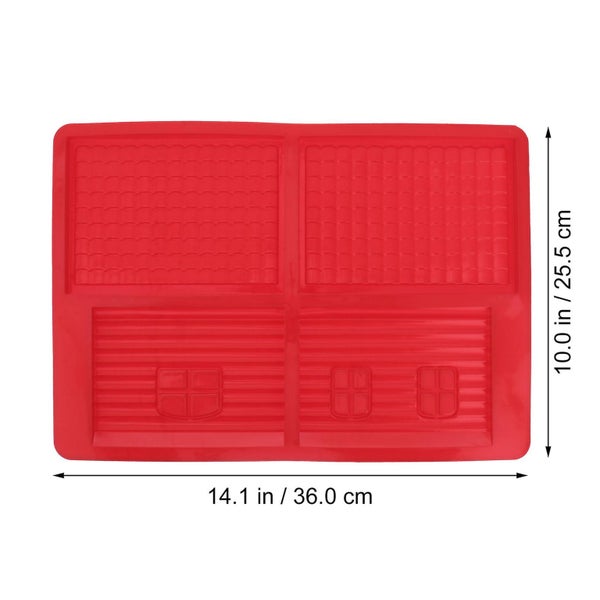 Chocolate Silicone Molds Baking Tool Mini Ginger House Cookie Cutter Christmas Carousel 2