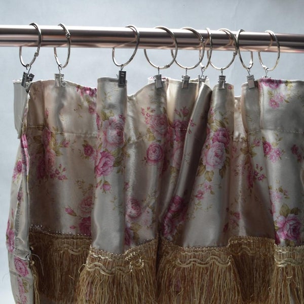 40 Pcs Drapery Hooks Fabric Bows Caps Clothes Drapery Rod Curtain Rod Rings Met Carousel 2