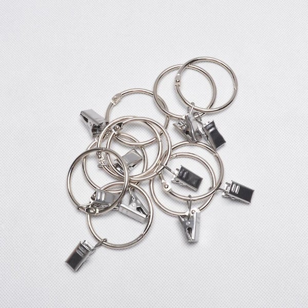 40 Pcs Drapery Hooks Fabric Bows Caps Clothes Drapery Rod Curtain Rod Rings Met Carousel 4