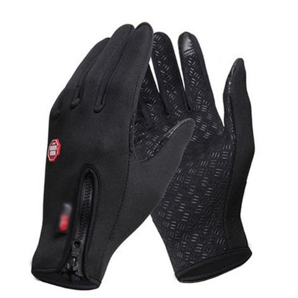 Winter Warm Fleece Lined Touch Screen Wrist Gloves Women Men Adult Solid Fashio Carousel 1
