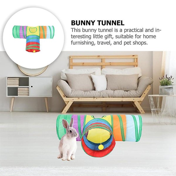 Foldable Bunny Tunnel Interactive Hamster Tunnel Hamster Hiding Tunnel Bunny Tu Carousel 5